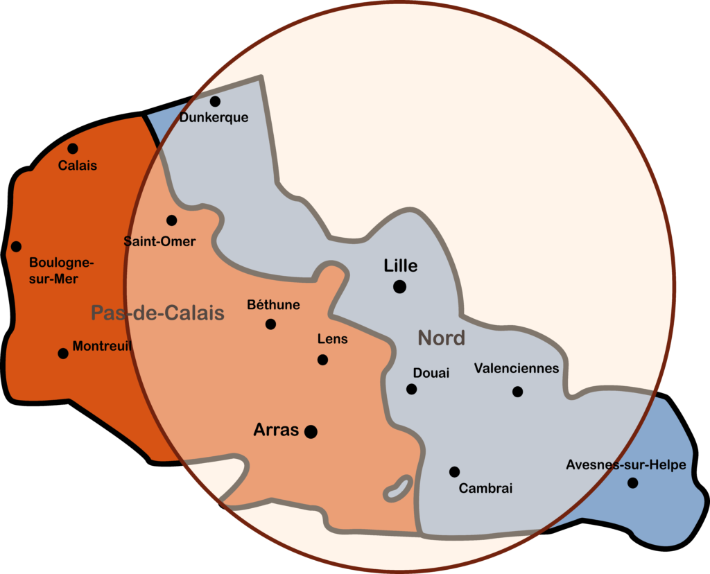 carte nord pas de calais